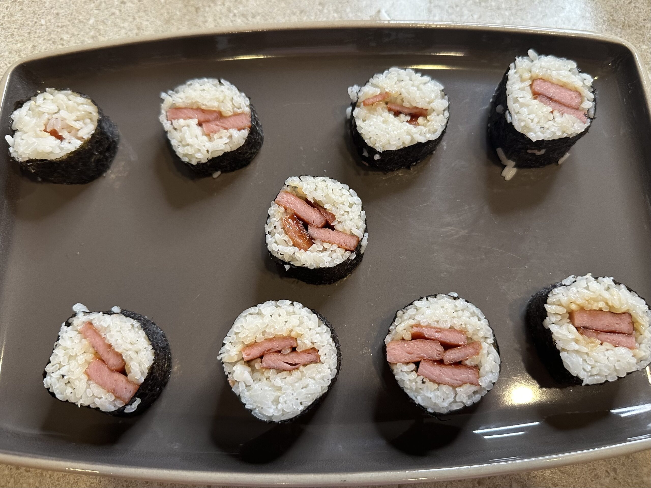 Honey Teriyaki Spam Rolls