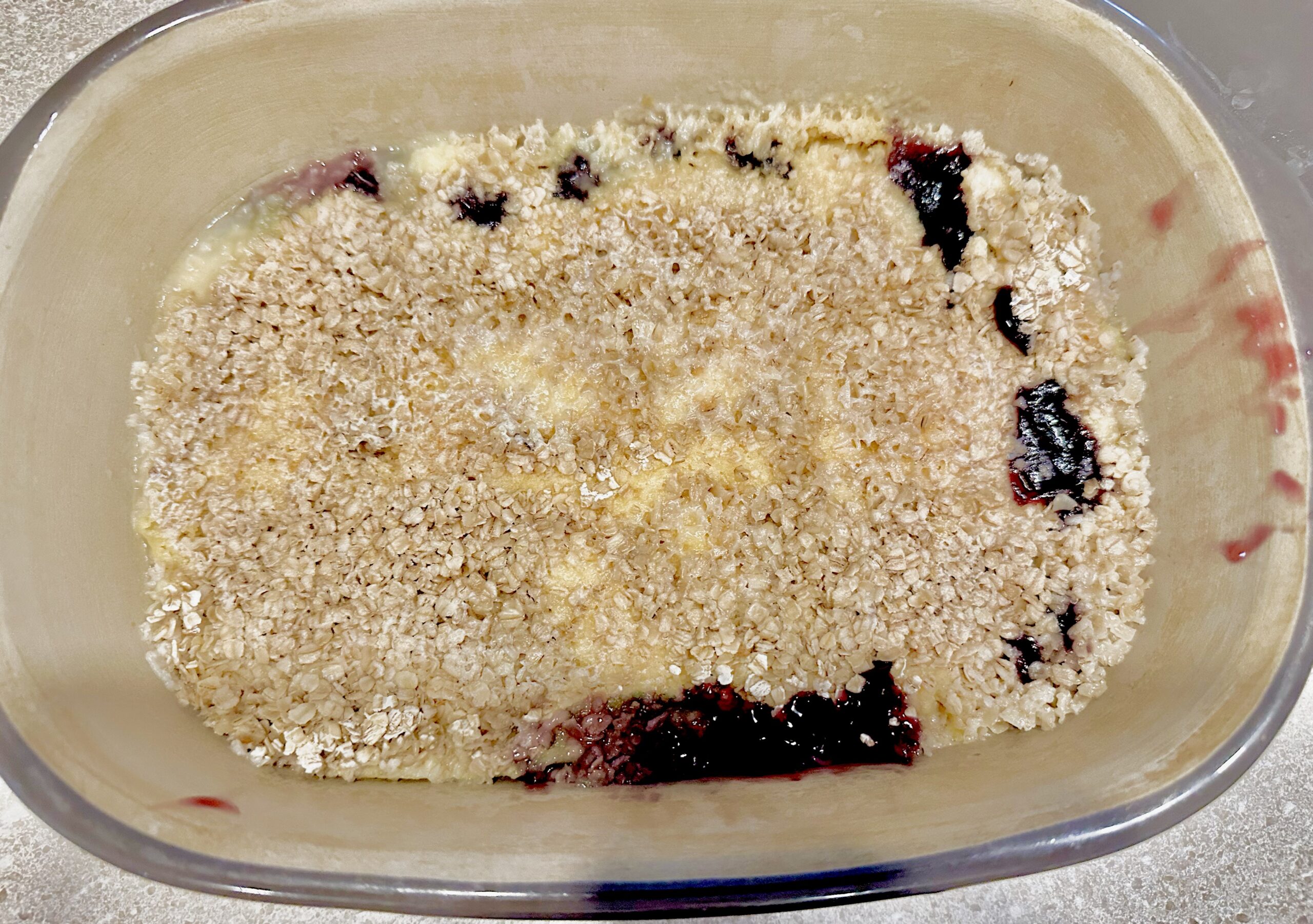 10-Minute Microwave Blueberry Dump Cake